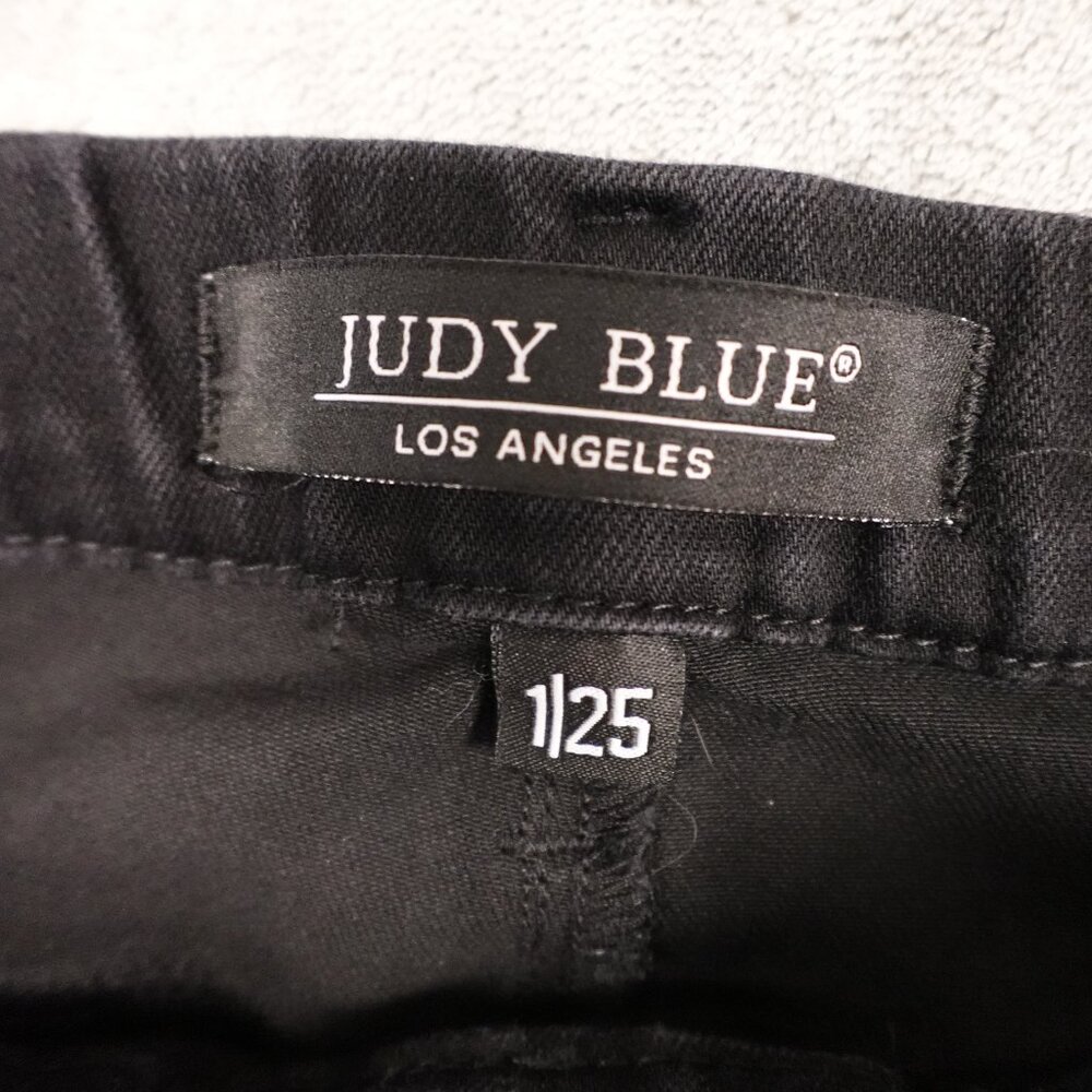 Judy Blue jeans skinny fit women's 1/25 black pull on - Picture 3 of 13
